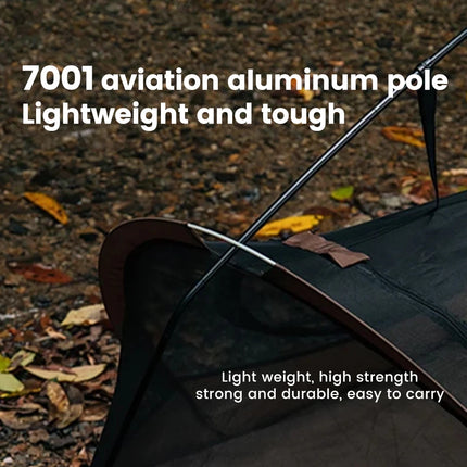 Camping Tent For Single Person Lightweight Nylon Tent Tactical Shelter With Mosquito Net Anti-Mosquito Waterproof Field