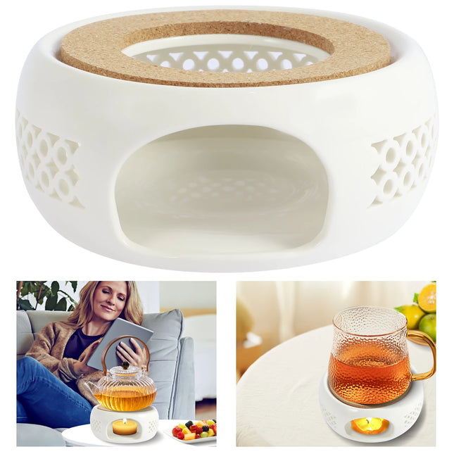 Ceramic Teapot Warmer Hollow Ceramic Teapot Heater