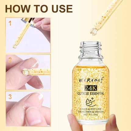 Nail Repair Serum Hydrating Cuticle Oil for Nourished Nails Scented Honey Treatment to Moisturize Repair Damaged Nail for Growth