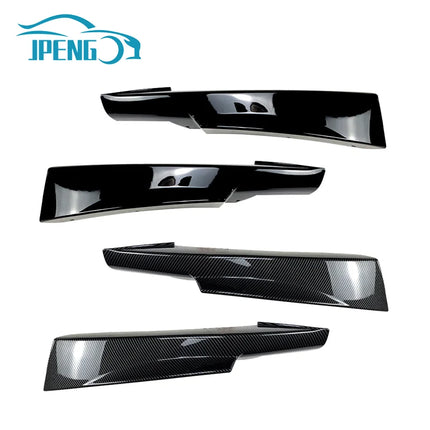For BMW Accessories 3 Series E90 E91 328i 325i LCI M-Tech Sports 2009 2010 2011 2012 Front Splitters Bumper Lip Covers Carbon Lo