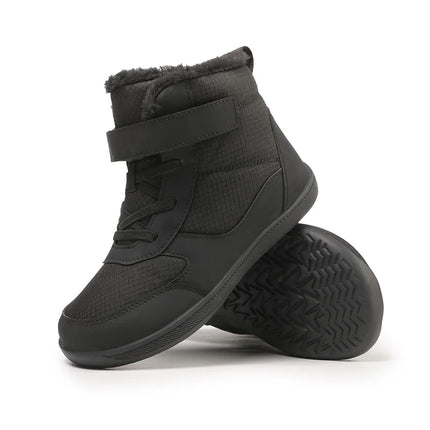 Winter Children Shoes Plush Waterproof Fabric Casual Non-Slip Boys Girls Shoes Rubber