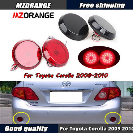 Tail Rear Bumper Reflector Light Brake Lamp For Toyota Corolla 2007 2008 2009 2010 For Nissan Qashqai/Trail Accessories Auto