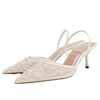 Beige White / 38