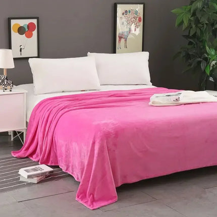 Soft Blanket for Fall Winter Spring All Season Thicken Warm Fuzzy Microplush Lightweight