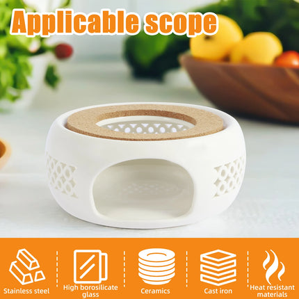 Ceramic Teapot Warmer Hollow Ceramic Teapot Heater