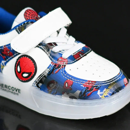 Disney Led Light Shoes for Kids Fashion Cartoon Spiderman Boys Sneakers Girls