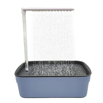 Parrot Bath Tub Auto Circulating Electric Large Bird Shower Basin For Small Parrots Indoor Shower For Bird Owners Birthday Gift
