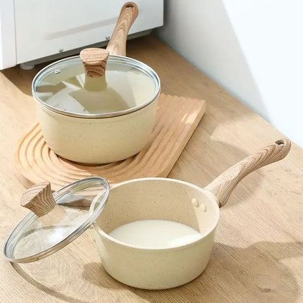 Frying Pan Maifan Wooden Handle.