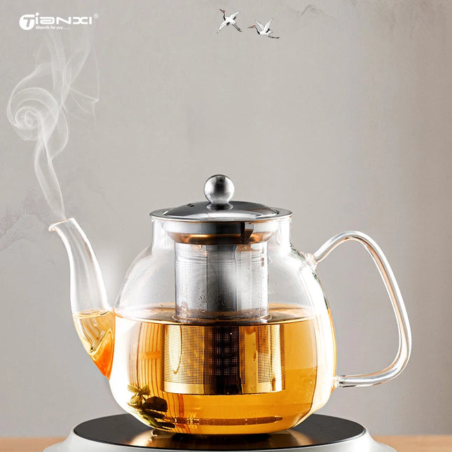 Tea Tableware Filterable Handle Kettle