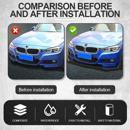 5Pcs Universal Car Front Bumper Separator Bumper Lip Body Kit Duck Lip Separator For BMW For Benz For Volkswagen For Honda