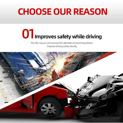 2Pcs LED Rear Bumper Reflector Lamp Driving Warning Light Brake Stop Light Turn Signal Light For Toyota Corolla Altis 2014-2018