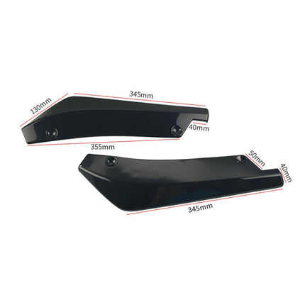 2PCS Car Front Rear Bumper Strip Lip Spoiler Diffuser Splitter Scratch Protector For BMW E46 E90 E91 F30 F22 E60 F10 Audi A4 B8