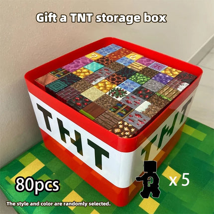 Magnetic Building Blocks Mine World Cube Magnet World Set for Kid Age DIY
