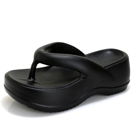 Eyriphy Platform Flip Flops Summer Thick Bottom Women Sandals Outdoor Beach Slippers Bathroom Home Shoes Comfort Soft Sole Slide