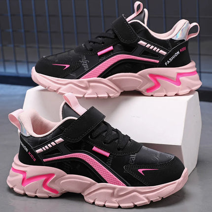 Girls Sneakers Fashion Non-Slip Casual Flat Running Shoes Breathable