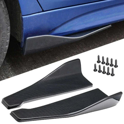 48cm Car Skirt Spoiler Rear Lip Side Skirt Winglets Diffusers Extension Rocker Splitters Corner Valance For BMW For Benz