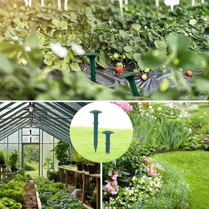 11/15/20/30cm Garden Landscaping Stakes Lawn Pins Pegs Garden Border Plastic