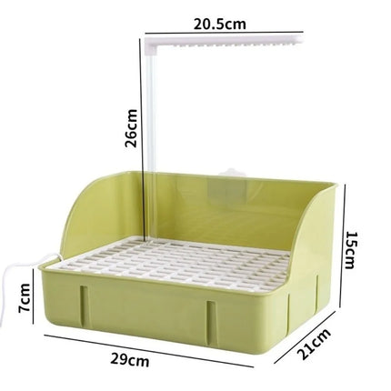 With Automatic Circulation Parrot Shower Basin With Multiple Faucets Detachable Bird Bathtub Bago Bird Shower Pet Bird Bath