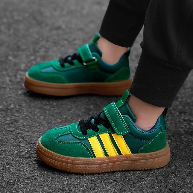 Children Casual Sneakers New Black Soft Bottom Girls Boys German Training Shoes