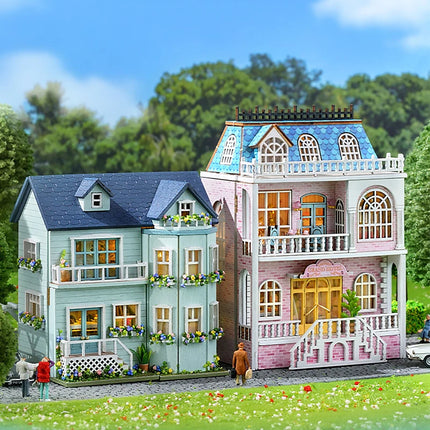 Wooden Doll Houses Mini Assembly Handmade Small House Creative Scene