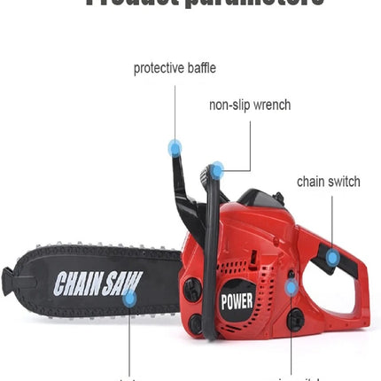 Large Size Children Electronic Chainsaw Kids Play Tools Pretend Play Tool Kits