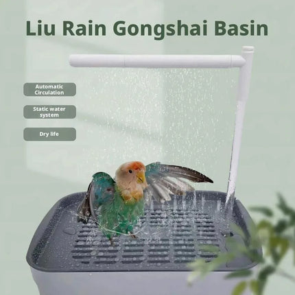 New Automatic Parrot Bird Bath Tub USB Electric Pet Circulating Water Bathtub Bird Bathtub Shower Fountain Pet Supplies