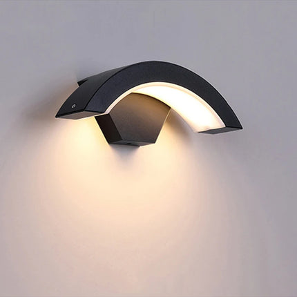 Intelligent Induction Wall Lamp Waterproof Porch Wall Light Outdoor PIR Motion Sensor Lamp Landscape Balcony Garden Corridor