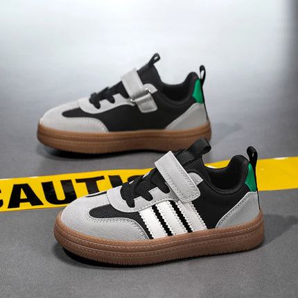 Children Casual Sneakers New Black Soft Bottom Girls Boys German Training Shoes