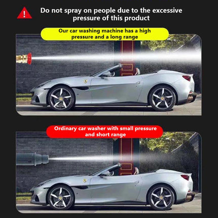 High Pressure Cleaner Washer 20000mAh 50BAR Rechargeable Car Wash Gun Foam