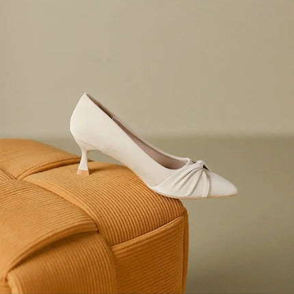 Ladies Summer Footwear with Heel Shoes for Women 2024 Green Office Medium Heels Moccasins Elegant Dress on Offer E Fashion Y2k A