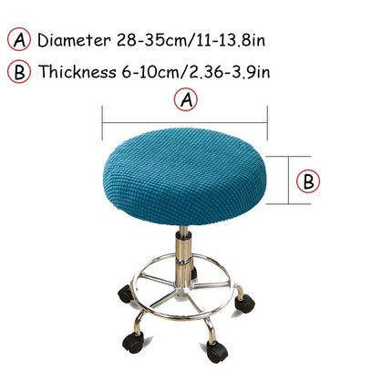 1/2/4/6pcs Elastic High Arm Dining Chair Covers Jacquard Office Chair Cover .