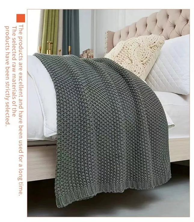 Fashionable Fringed Knitted Blanket, Office Air Conditioner