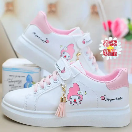 Sanrio hello kitty  spring autumn non-slip net shoes girl casual shoes