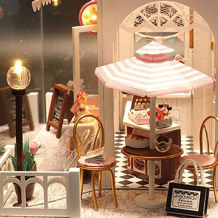Miniature Dollhouse Kit 3D Puzzle Furniture Assembly Model Doll House education,