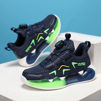 Childrens Sport Shoes Fashion Boys Running Leisure Mesh Comforthable Outdoor Kids Casual Tennis Shoes Breathable Sneakers