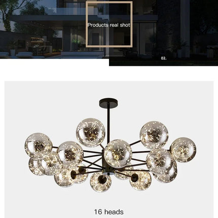 LED Chandeliers For Living Room Bedroom Decoration