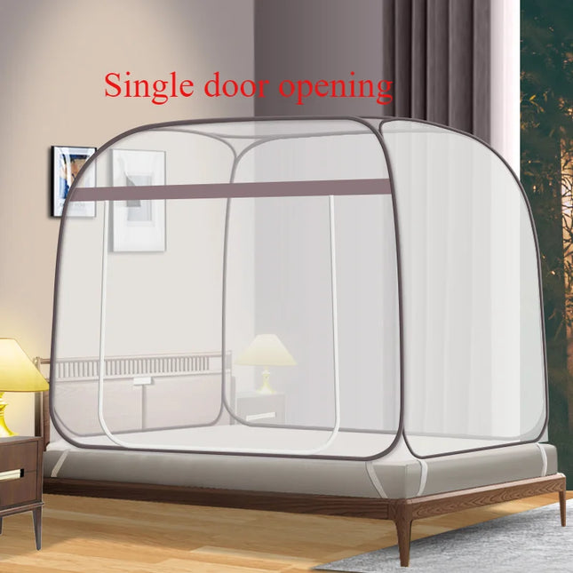 New Type of Mosquito Net, No Installation Required, No Bracket Required, with Single or Double Doors, Room Decoration,affordable