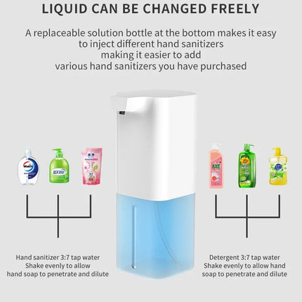 Automatic Soap Dispenser Infrared Sensor Hand Sanitizer USB Rechargeable