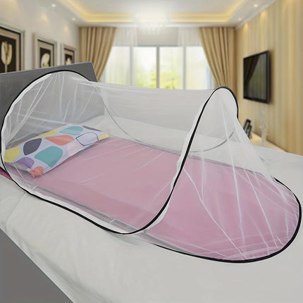 1pc Portable Foldable Outdoor Camping Mesh Mosquito Net - Ultra-Lightweight, Compact, Easy Setup, Breathable, Anti-Mosquito