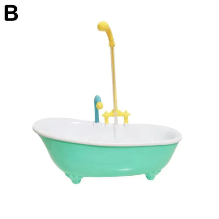 Parrot Automatic Bathtub Toy with Faucet Realistic Washing Parakeets Budgie Cockatiel Conure Parrot Bath Box Bird Supplies