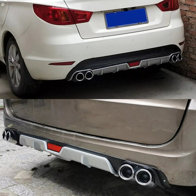 Universal 118cm/128cm Rear Diffuser Bumper Lip Spoiler Car Rear Spoiler Diffuser For VW Golf For BMW for Mercedes Benz