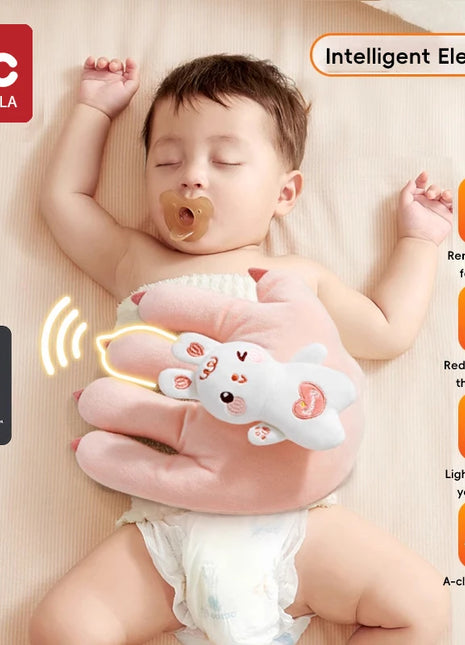 AIBEDILA Soothing Baby Sleep Aid Pillow Babies Soothing Palms Baby Sleep Aid Infant Calming Remote Control Hand Palms Toddler
