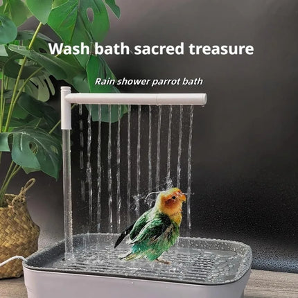 New Automatic Parrot Bird Bath Tub USB Electric Pet Circulating Water Bathtub Bird Bathtub Shower Fountain Pet Supplies