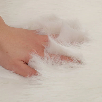 1Pcs Thicken Rabbit Fur Plush Blanket Soft Furry Comfortable Sofa Nap Rugs