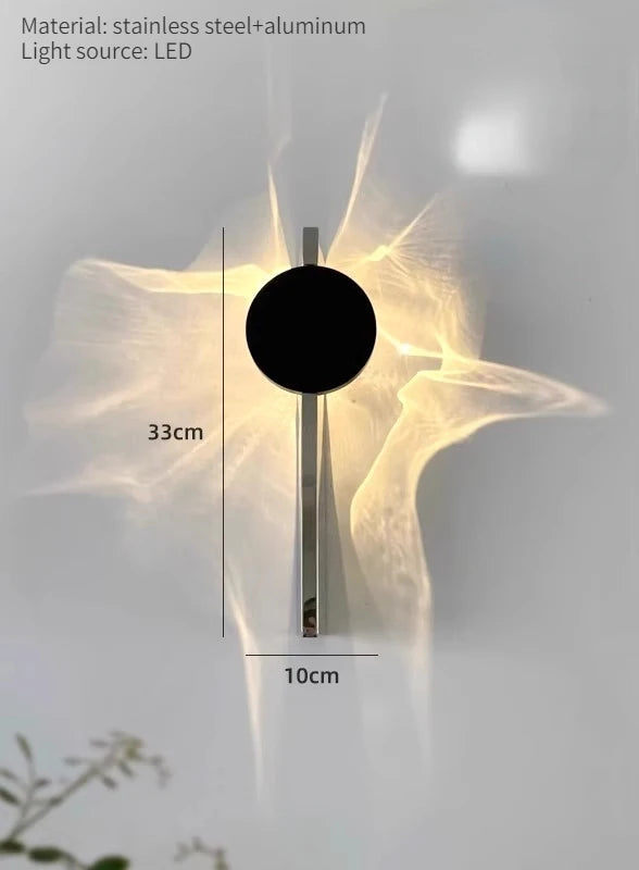 New Luxury Wall lamp Background Corridor LED wall sconce for bedroom Atmosphere interior wall light Modern Wall Decor Rotate