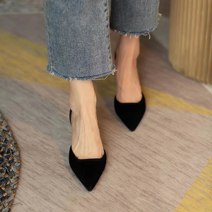 Pointed Toe Sexy High Heels Women New Sandals Summer Shoes 2023 Designer Party Shoes Dress Pumps Slingback Slippers Stilettos