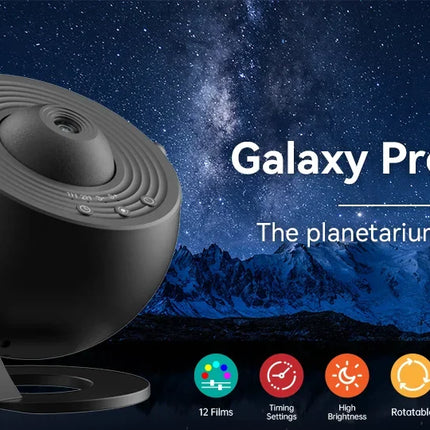 LED Night Light Galaxy Projector Starry Sky Projector 360° Rotate Planetarium Night Lamp For Room Decorative Children Kids Gift