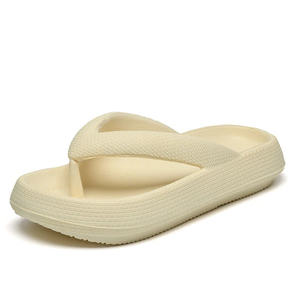 MAEDEF 2024 Flip Flops Men and Women Summer Anti-skid Outdoor Casual Light Beach Sandals Thick Platform House Bathroom Slippers