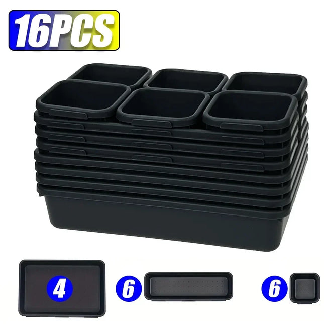 Drawer Organization 8/26/47pcs Tool Tray Tool Box Organizer Tray Dividers Set Workbench Cabinet Bins Tool Chest Garage Hardware