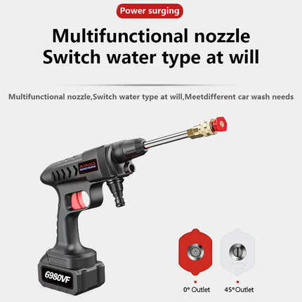 High Pressure Cleaner Washer 20000mAh 50BAR Rechargeable Car Wash Gun Foam